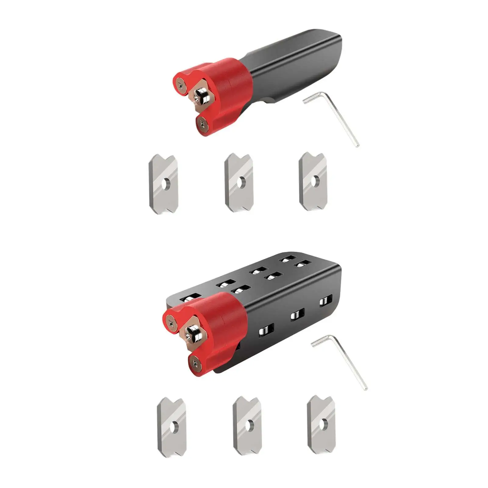 Woodworking Chamfer Tools Kit with R1 R1.5 R2 R3 Blade Edge Planer High Strength Aluminum Alloy Effortless Trimming Edge Trimmer
Woodworking Chamfer Tools Kit with R1 R1.5 R2 R3 Blade Edge Planer High Strength Aluminum Alloy Effortless Trimming Edge Trimmer