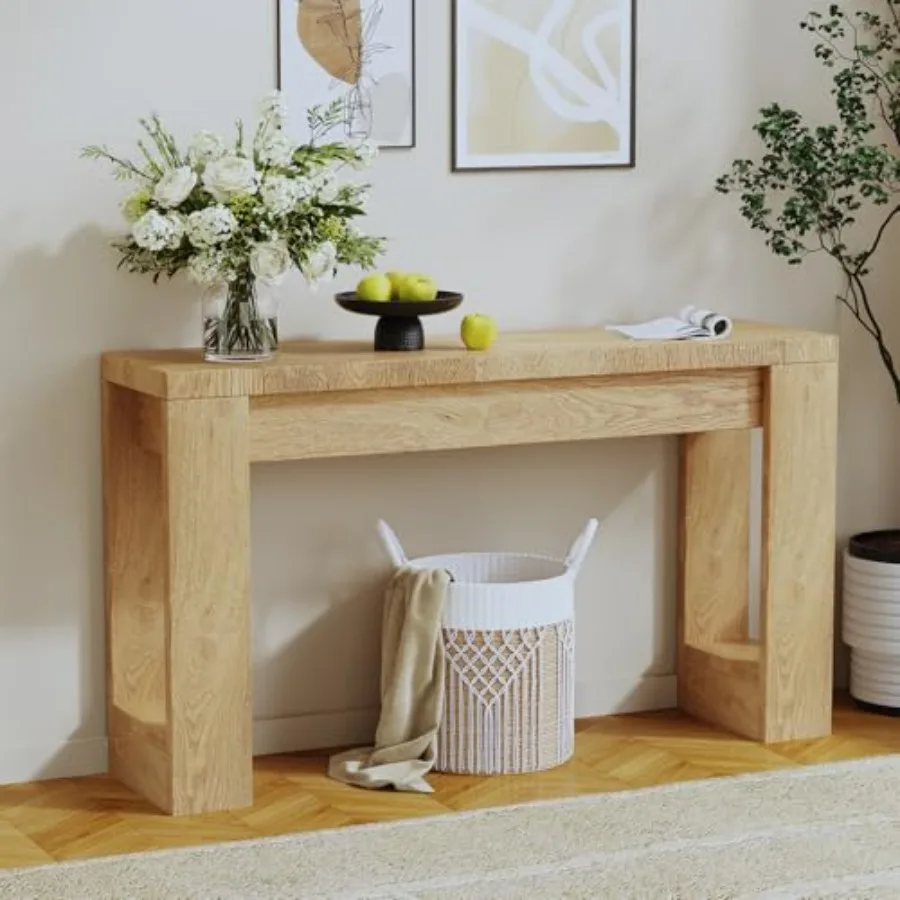 Консольный стол Стол для прихожей в фермерском доме с утолщенным основанием Узкий длинный деревянный диван-стол за диваном Стол для прихожей
Консольный стол Стол для прихожей в фермерском доме с утолщенным основанием Узкий длинный деревянный диван-стол за диваном Стол для прихожей