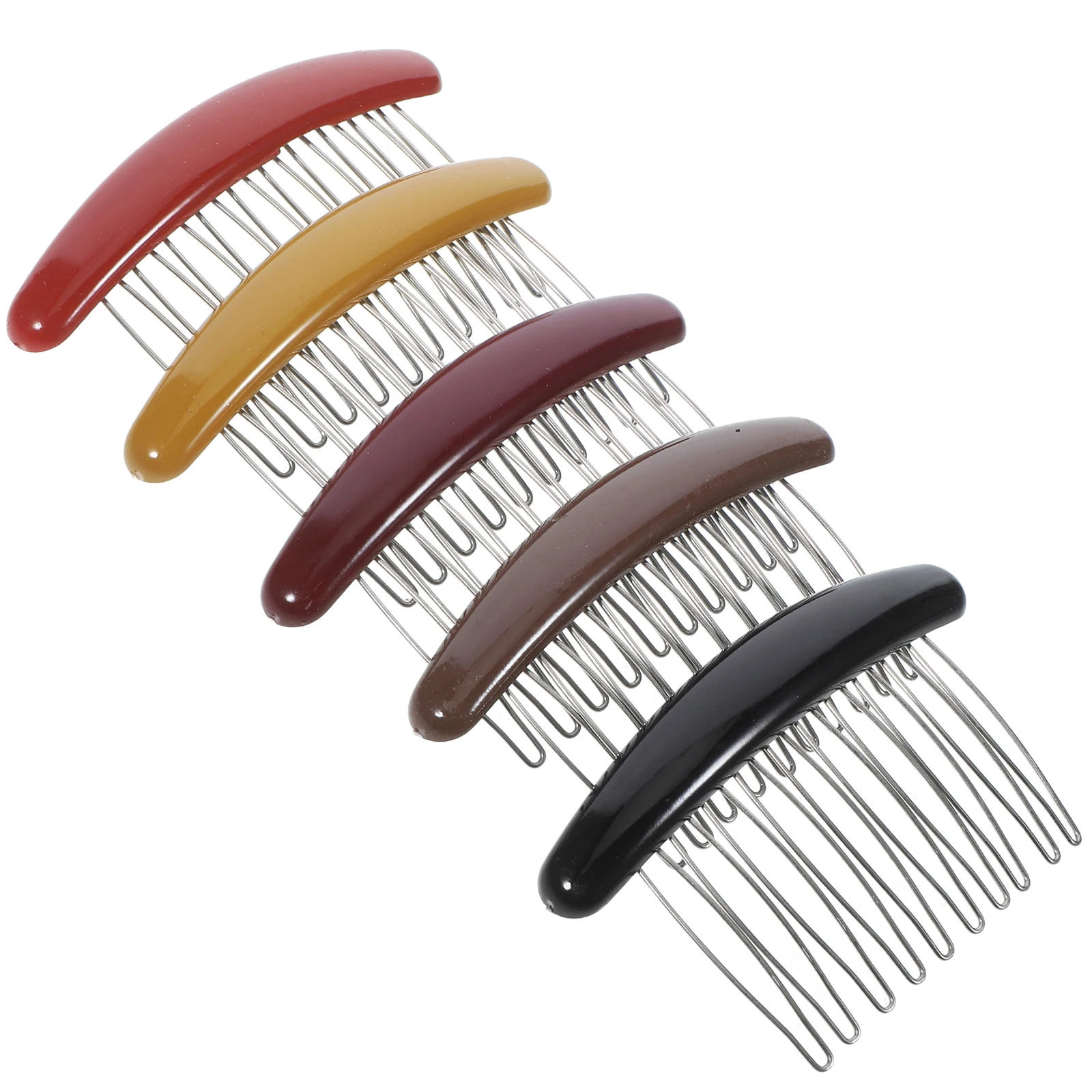 5 Pcs Hair Combs Mini French Side Twist for Women Girls Accessories Thin Hair Styling Aid Black Yellow Orange Brown
5 Pcs Hair Combs Mini French Side Twist for Women Girls Accessories Thin Hair Styling Aid Black Yellow Orange Brown