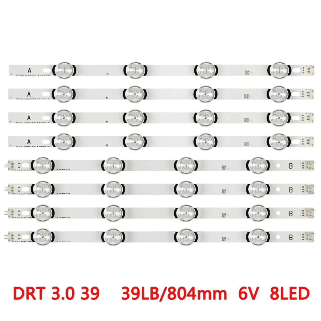 New 8 PCS/set LED backlight strip for LG 39LB550V 39LB561V 39LB570V 39LB631V 39LF5610 39LY340C HC390DUN-VAHS2 AGF78500901
New 8 PCS/set LED backlight strip for LG 39LB550V 39LB561V 39LB570V 39LB631V 39LF5610 39LY340C HC390DUN-VAHS2 AGF78500901