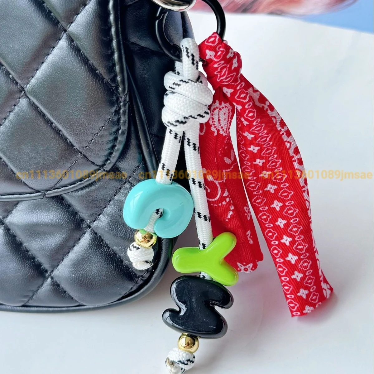Fabric Keychain Custom Large Hole Enamel Letter Bead Braided Rope Pendant Bag Decor Accessory for Women Daily Matching
Fabric Keychain Custom Large Hole Enamel Letter Bead Braided Rope Pendant Bag Decor Accessory for Women Daily Matching