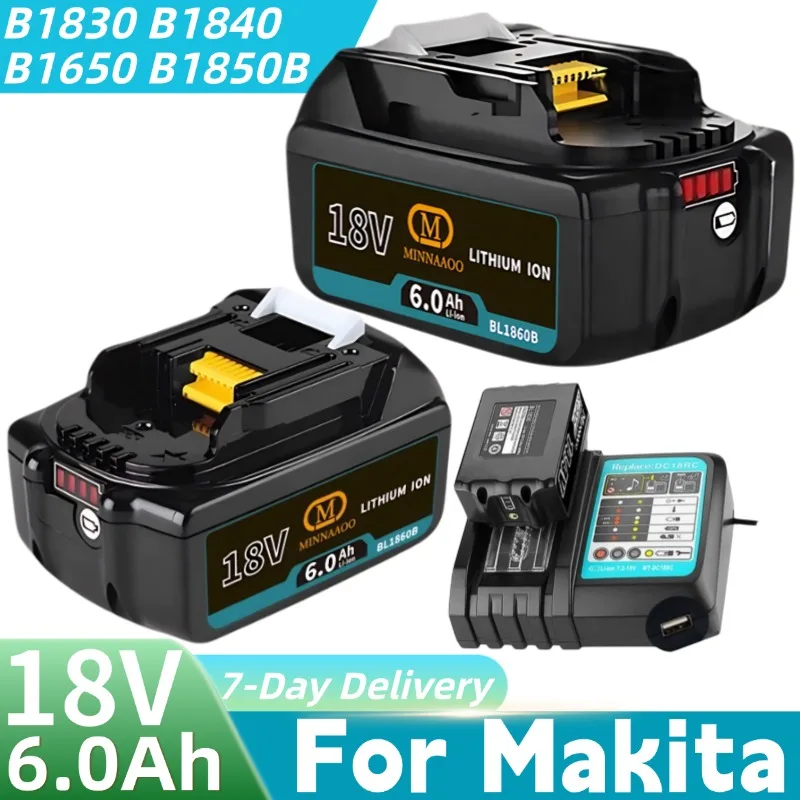 Оригинальная аккумуляторная батарея Makita, 6,0 Ач BL1850b BL1850 BL1860 BL1830 BL1815 bl1840 Шлифмашины для электроинструмента Makita
Оригинальная аккумуляторная батарея Makita, 6,0 Ач BL1850b BL1850 BL1860 BL1830 BL1815 bl1840 Шлифмашины для электроинструмента Makita
