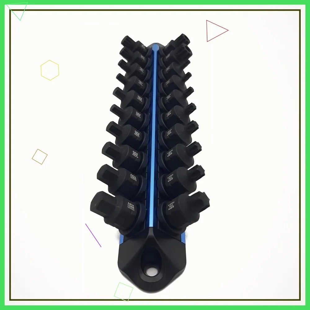 20pc 3/8" Drive Nano Impact Bit Socket Set: Torx, Metric Hex & Triple Square
20pc 3/8" Drive Nano Impact Bit Socket Set: Torx, Metric Hex & Triple Square