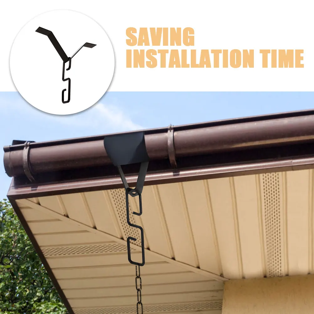 1 Set Iron Gutter Adapter Hook Outdoor Durable Metal Hanger Decorative Efficient Drainage Replacement Parts Fast Installation 
1 Set Iron Gutter Adapter Hook Outdoor Durable Metal Hanger Decorative Efficient Drainage Replacement Parts Fast Installation