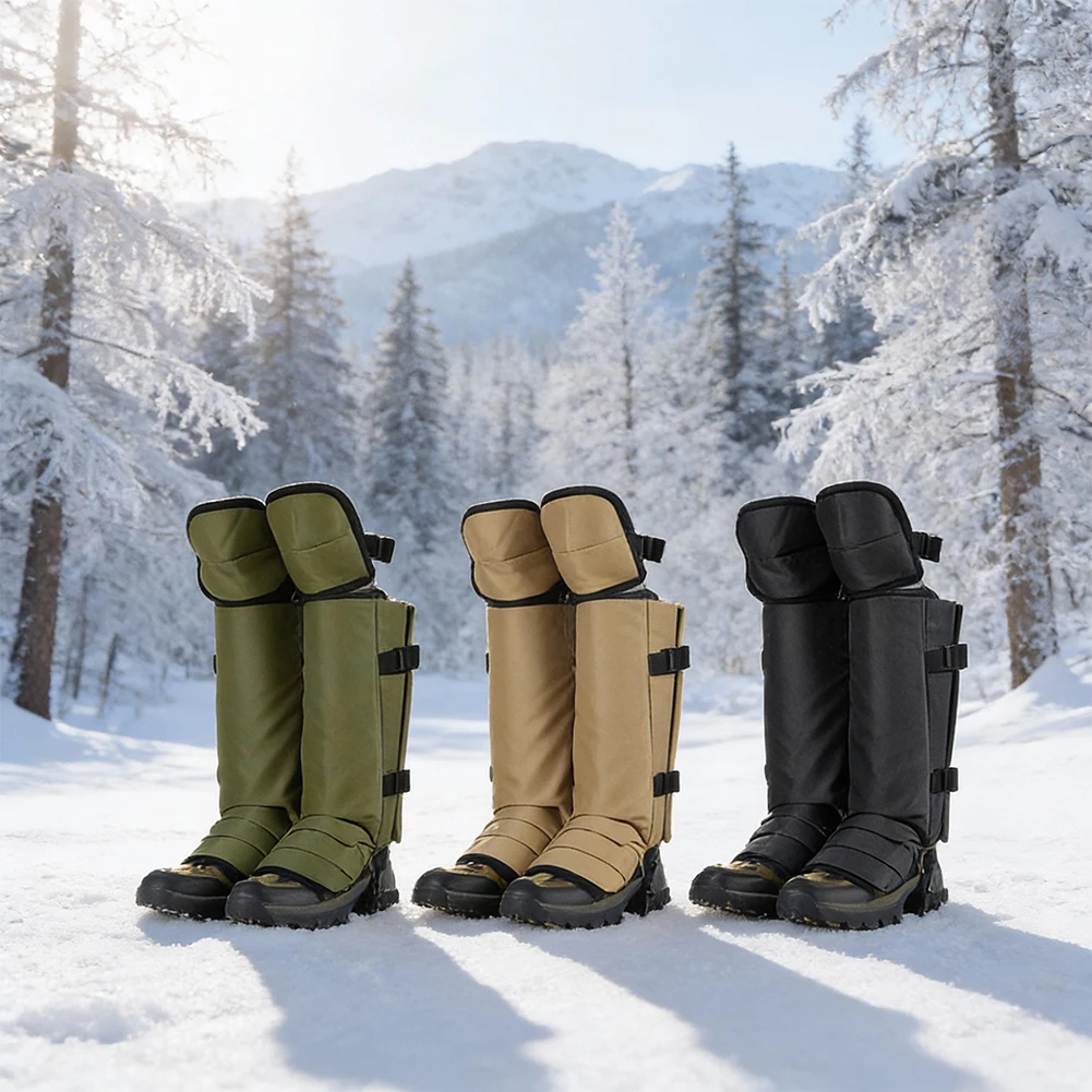 Sturdy Adjustable Gaiters for Hiking and Mountain Climbing with Protection Extending Over Boot and Lower Pant for Full Coverage
Sturdy Adjustable Gaiters for Hiking and Mountain Climbing with Protection Extending Over Boot and Lower Pant for Full Coverage