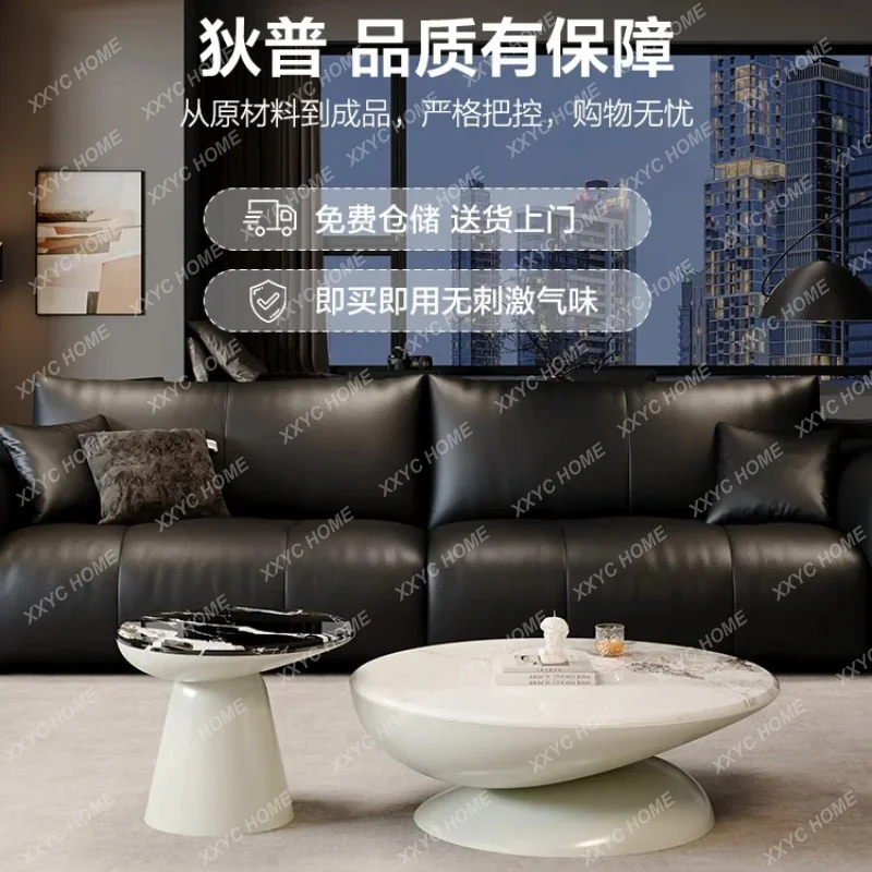 X Minimalist Round Rock Slab Coffee Table Household Large And Small Apartment High-end Modern Light Luxury Living Roo
X Minimalist Round Rock Slab Coffee Table Household Large And Small Apartment High-end Modern Light Luxury Living Roo