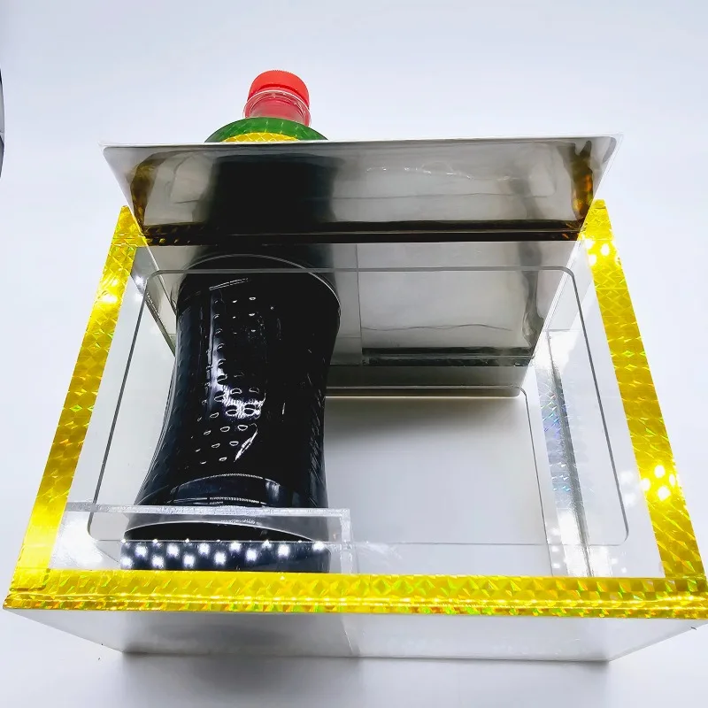 Зигзагообразная бутылка колы Thereafter Бутылка колы Волшебные трюки Волшебник Сценические иллюзии Трюк Реквизит Ментализм Сталь Проникрат Магия
Зигзагообразная бутылка колы Thereafter Бутылка колы Волшебные трюки Волшебник Сценические иллюзии Трюк Реквизит Ментализм Сталь Проникрат Магия