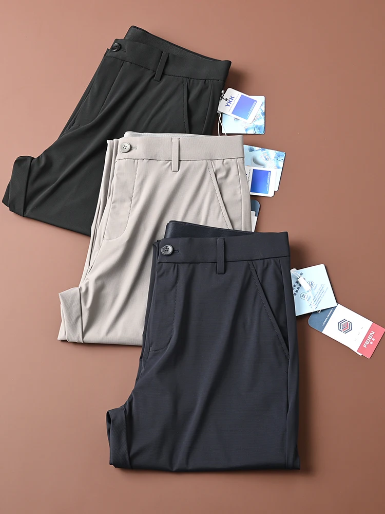 Men's Summer Thin Moisture Wicking Quick Dry Breathable Four Way Stretch Casual Pants Straight Leg Comfortable Commuter Trousers
Men's Summer Thin Moisture Wicking Quick Dry Breathable Four Way Stretch Casual Pants Straight Leg Comfortable Commuter Trousers