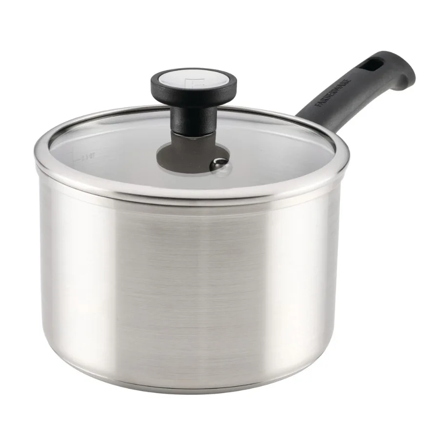 3-Quart Induction Saucepan with Lid for Versatile Cooking - Perfect for Soups Sauces and Stews Durable and Efficient H Distribu
3-Quart Induction Saucepan with Lid for Versatile Cooking - Perfect for Soups Sauces and Stews Durable and Efficient H Distribu