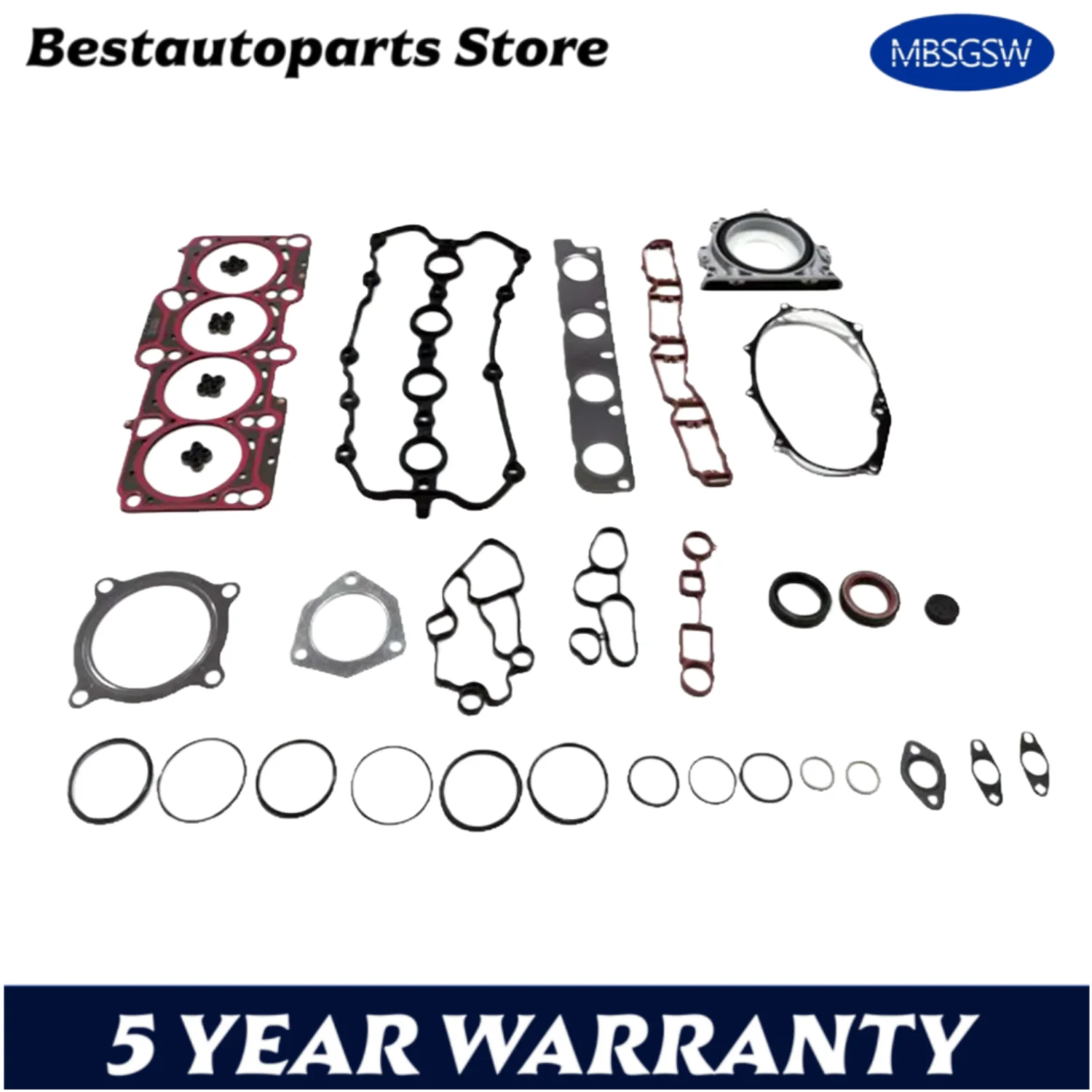 AUTO ENGINE PARTS Cylinder Head Gasket Set For AUDI SEAT SKODA VW 2.0L 2.0T GAS TFSI quattro BPG BPY BWT CDMA CRZA 2004-2017
AUTO ENGINE PARTS Cylinder Head Gasket Set For AUDI SEAT SKODA VW 2.0L 2.0T GAS TFSI quattro BPG BPY BWT CDMA CRZA 2004-2017