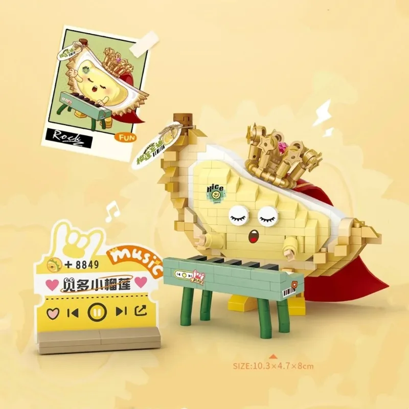 Конструктор в виде фруктов из мультфильма Q Version Durian Apple, Сборная модель, детская игрушка для строительства, украшения, милый подарок на день рождения
Конструктор в виде фруктов из мультфильма Q Version Durian Apple, Сборная модель, детская игрушка для строительства, украшения, милый подарок на день рождения