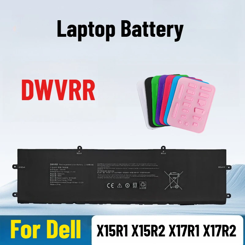 For Dell Alienware X15R1 X15R2 X17R1 X17R2 DWVRR Laptop Battery
For Dell Alienware X15R1 X15R2 X17R1 X17R2 DWVRR Laptop Battery