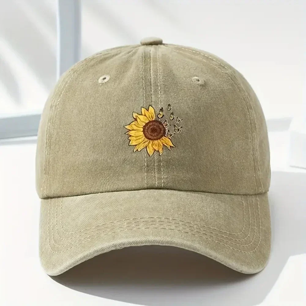 Cross-Border Flower Hat Washing Printing Sunshade Outdoor Cap Duck Tongue Cap Men Women's Solid Color Sunflower Denim Cap
Cross-Border Flower Hat Washing Printing Sunshade Outdoor Cap Duck Tongue Cap Men Women's Solid Color Sunflower Denim Cap