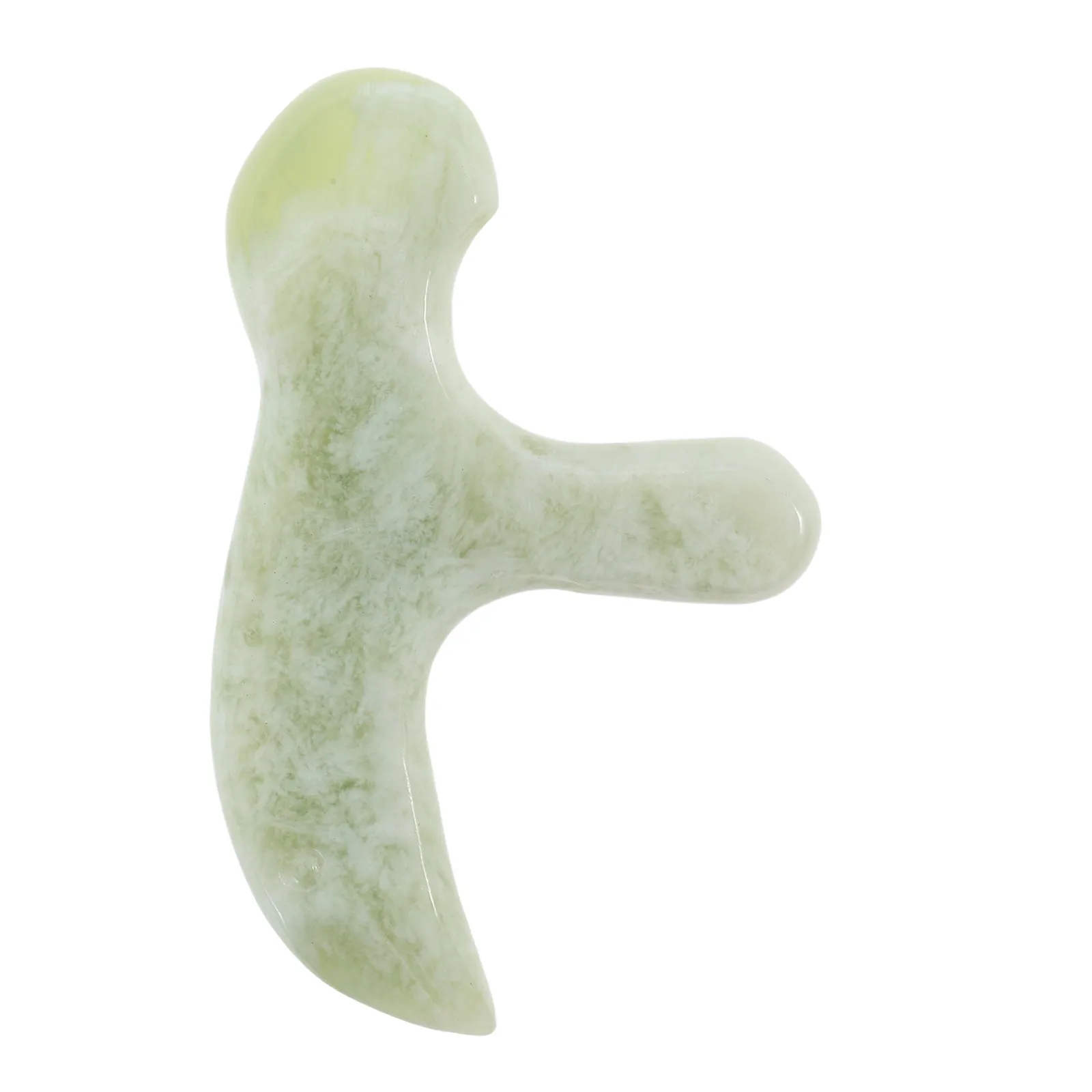 Natural Jade Foot Massager Tool Triple Prong Design Portable Manual Foot Care Stone Roller Trigger Point Gua Sha Scraping
Natural Jade Foot Massager Tool Triple Prong Design Portable Manual Foot Care Stone Roller Trigger Point Gua Sha Scraping