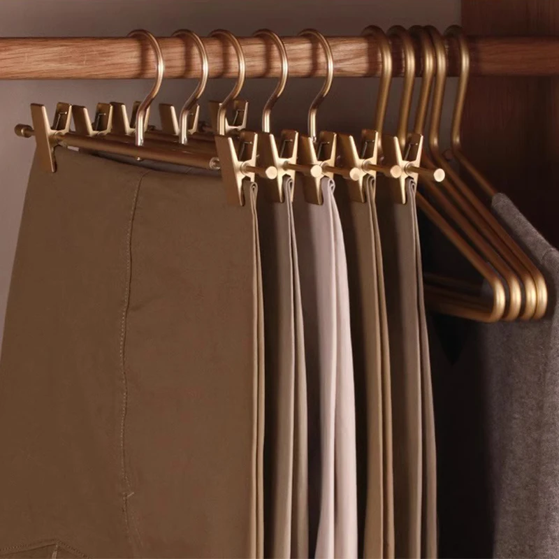 5-10pc Champagne Gold Trouser Hanger,Anti Slip Metal Pants Hanger for Wardrobe Space Saver,Skirts Clothes Organizer Storage Rack
5-10pc Champagne Gold Trouser Hanger,Anti Slip Metal Pants Hanger for Wardrobe Space Saver,Skirts Clothes Organizer Storage Rack