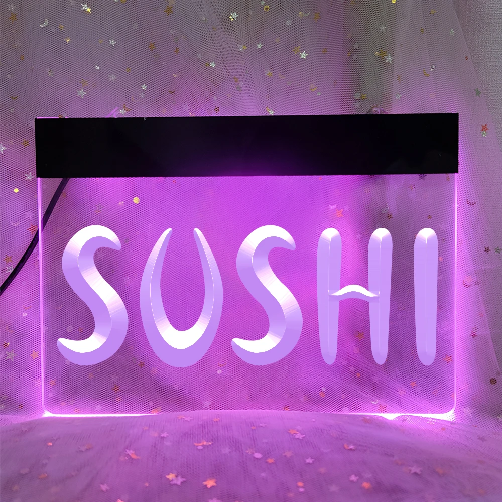 Sushi Bar Japan Food Retro LED Neon Sign Home Decor with Vintage Plaques and Posters for Room Farmhouse-3D Carving Wall Art
Sushi Bar Japan Food Retro LED Neon Sign Home Decor with Vintage Plaques and Posters for Room Farmhouse-3D Carving Wall Art