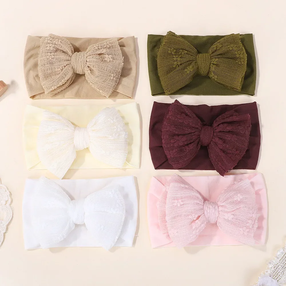 BABY BOWS 3Pcs/set Lace Print Headband for Girls Elastic Knit Children Turban Baby Bows Soft Kids Headwear Hair Accessories
BABY BOWS 3Pcs/set Lace Print Headband for Girls Elastic Knit Children Turban Baby Bows Soft Kids Headwear Hair Accessories