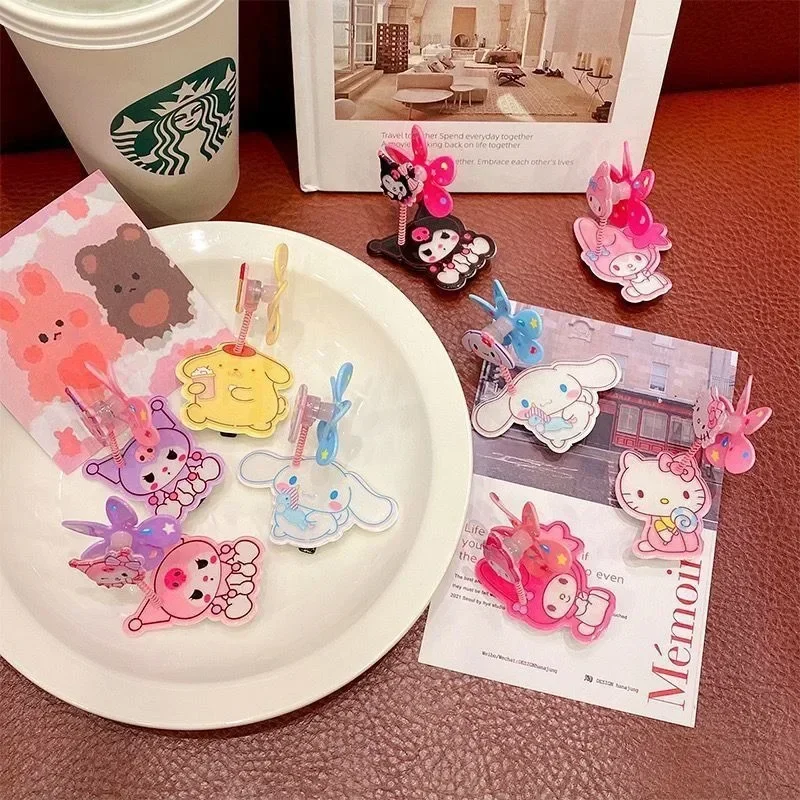 Lovely Sanrio Kawaii Anime My Melody Cinnamoroll Hairpin Decoration Cute Ins Creative Headwear Accessories Gifts for Kids
Lovely Sanrio Kawaii Anime My Melody Cinnamoroll Hairpin Decoration Cute Ins Creative Headwear Accessories Gifts for Kids