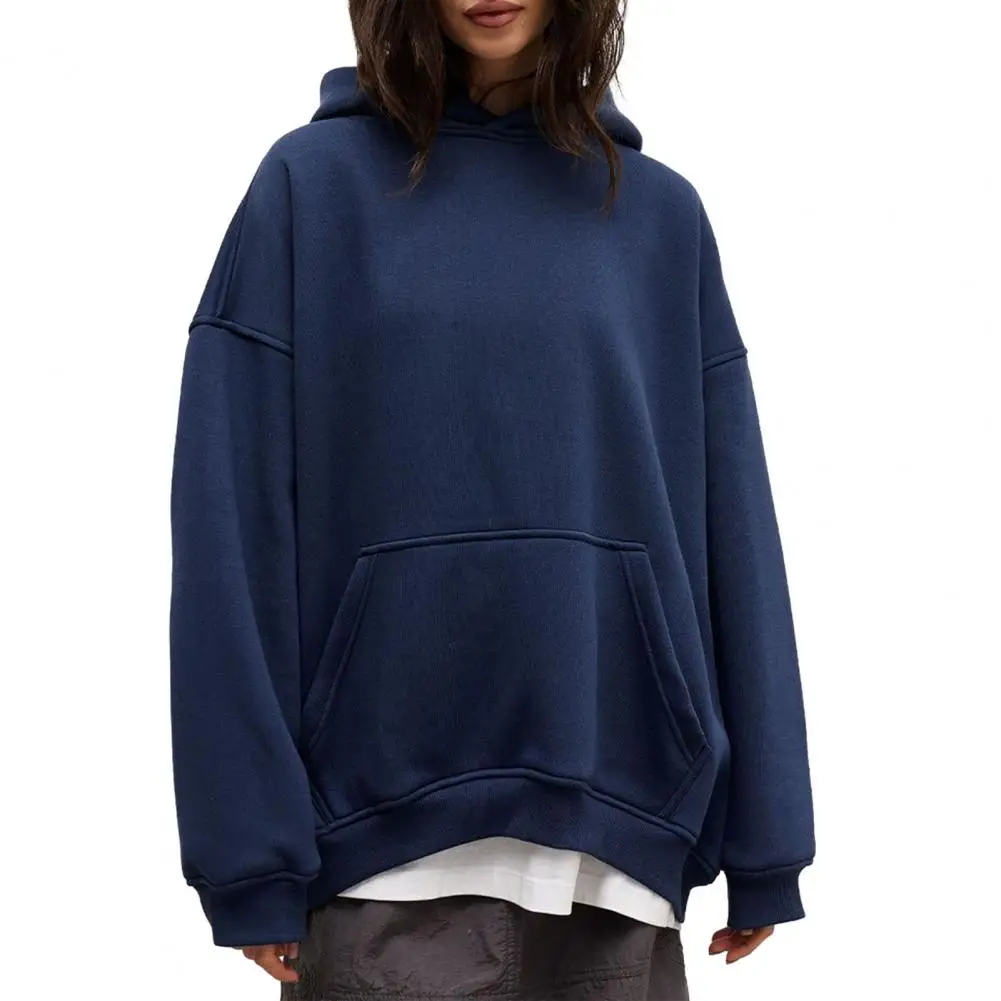 Female Sweatshirt Top Cozy Women's Oversized Hoodie Stylish Fall/winter Sweatshirt with Large Pockets Long Sleeves for Casual
Female Sweatshirt Top Cozy Women's Oversized Hoodie Stylish Fall/winter Sweatshirt with Large Pockets Long Sleeves for Casual