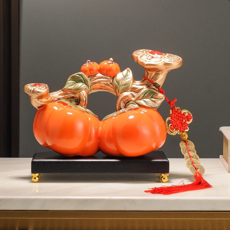 Persimmon Ruyi persimmon ornament, joy of moving into the house, joy of a new home, gift of the living room
Persimmon Ruyi persimmon ornament, joy of moving into the house, joy of a new home, gift of the living room
