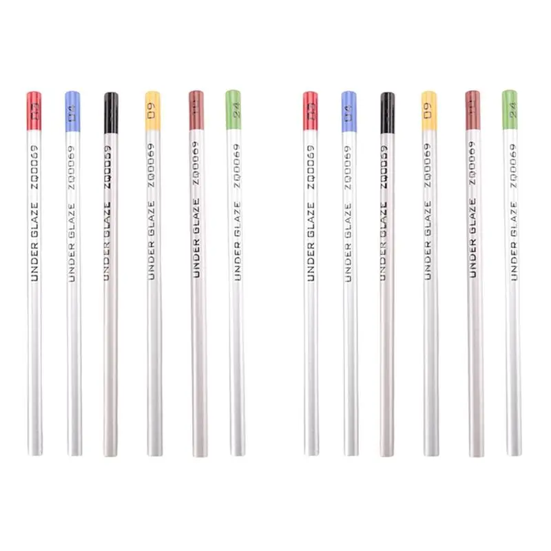 AT21-12Pcs Underglaze Pencils For Pottery For Decorating Fused Glass And Under Glaze Ceramics
AT21-12Pcs Underglaze Pencils For Pottery For Decorating Fused Glass And Under Glaze Ceramics