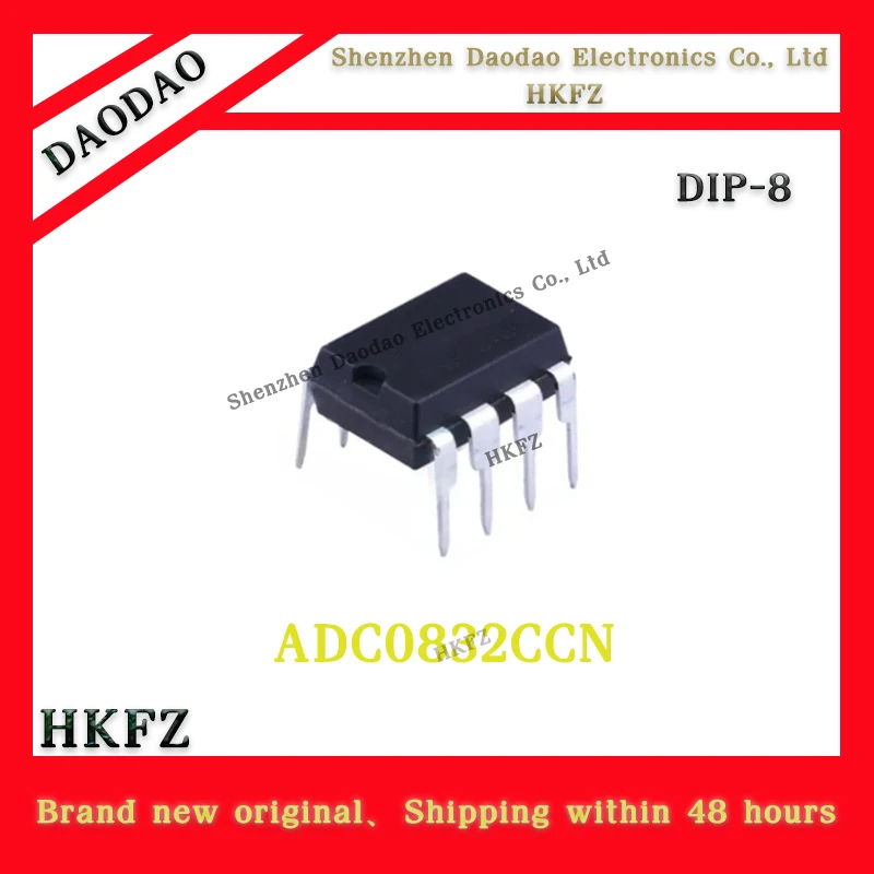 5Pcs ADC0832CCN DIP-8 Analog to digital converter IC chip new original
5Pcs ADC0832CCN DIP-8 Analog to digital converter IC chip new original