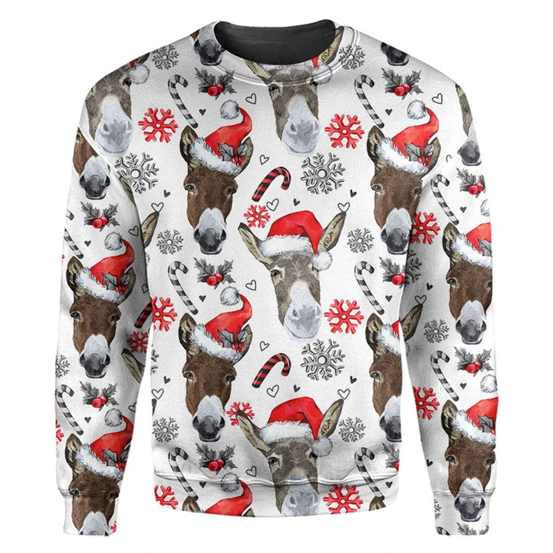 Funny Donkey Sweaters Animal 3D Print Sweatshirts For Men Women Clothing Long Sleeve Pullover New In Hoodies & Sweatshirts 2024
Funny Donkey Sweaters Animal 3D Print Sweatshirts For Men Women Clothing Long Sleeve Pullover New In Hoodies & Sweatshirts 2024