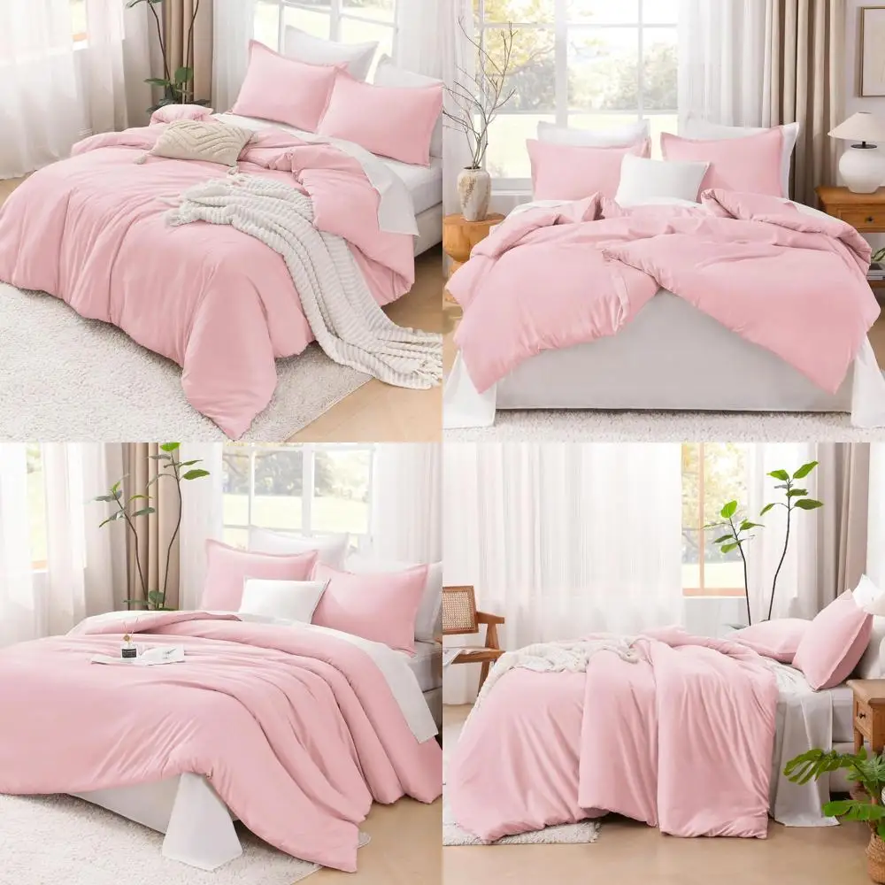 Розовый супер-кинг плюс размер, легкий всесезонный пушистый комплект постельного белья из трех предметов, одеялом 128x120 дюймов и 2 наволочками
Розовый супер-кинг плюс размер, легкий всесезонный пушистый комплект постельного белья из трех предметов, одеялом 128x120 дюймов и 2 наволочками