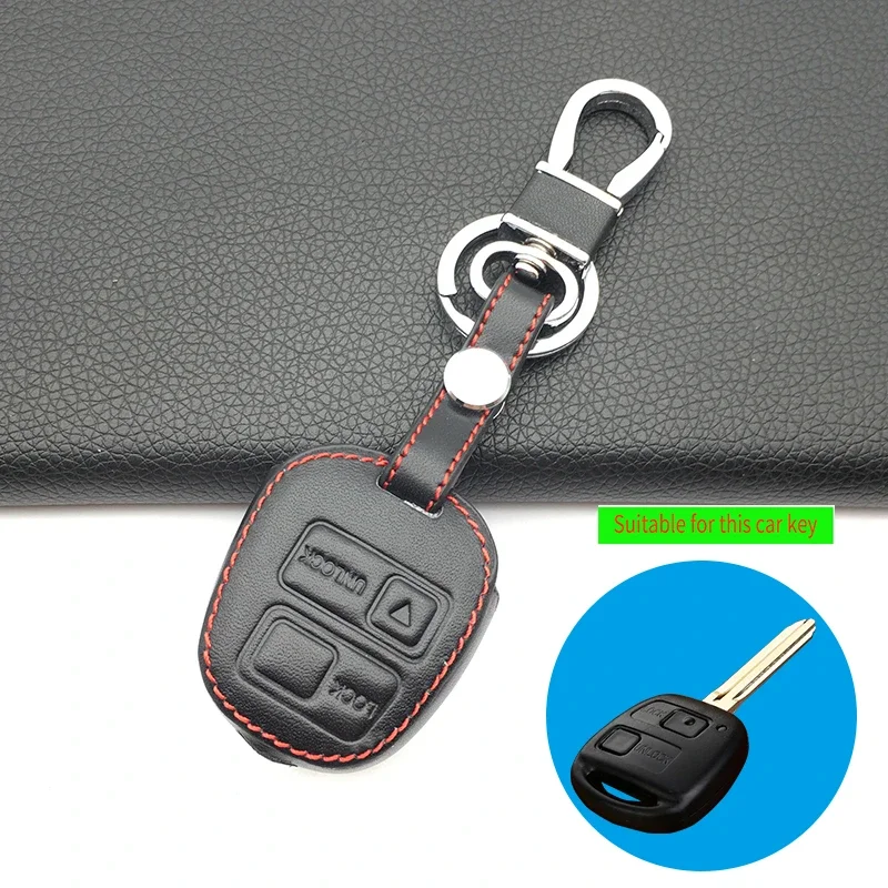 For TOYOTA CAMRY RAV4 PRADO COROLLA AVENSIS LAND CRUISER YARIS High Quality 2 Buttons 100% Leather Car Key Fob Case Cover Skin
For TOYOTA CAMRY RAV4 PRADO COROLLA AVENSIS LAND CRUISER YARIS High Quality 2 Buttons 100% Leather Car Key Fob Case Cover Skin