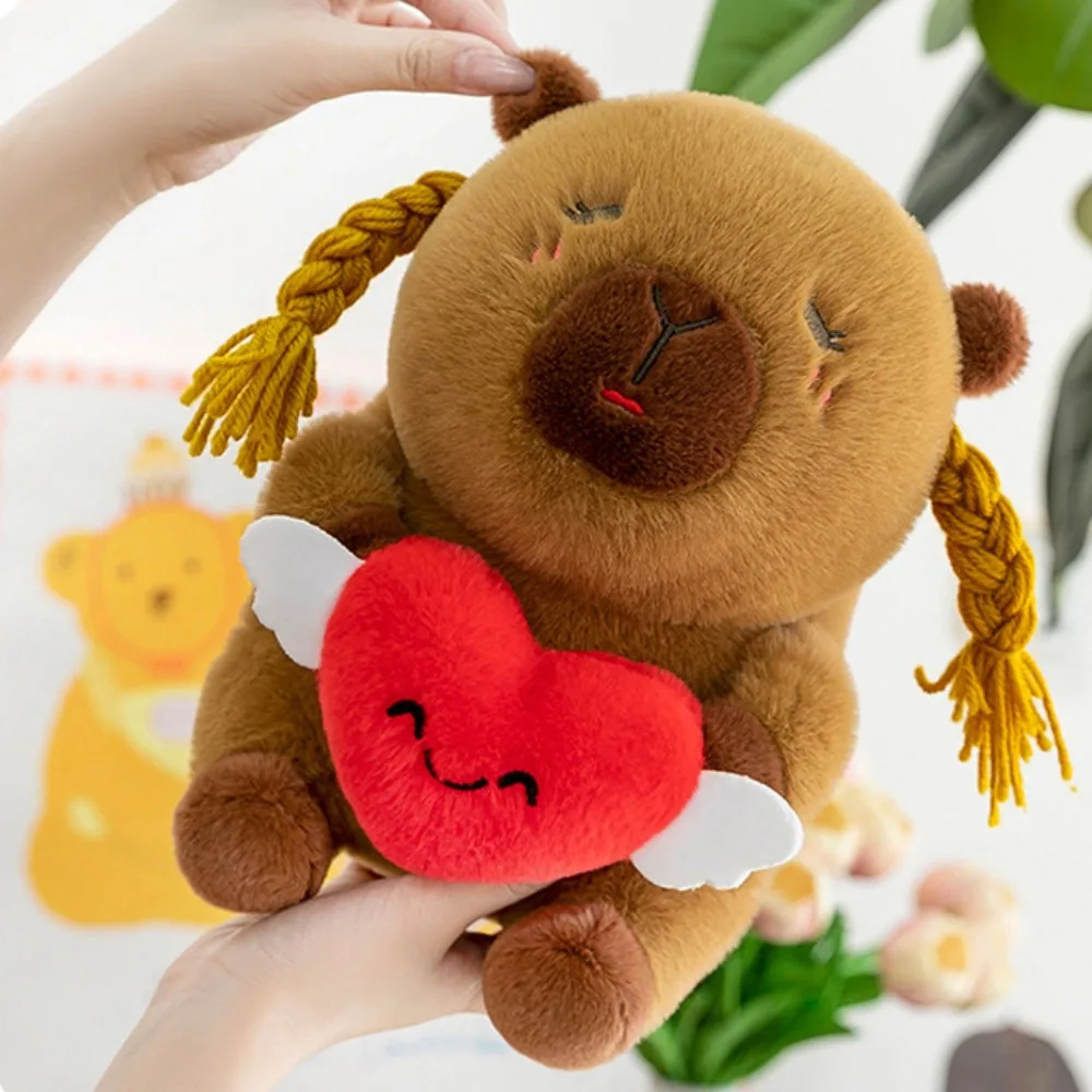 Capybara Doll Love Heart Capybara Plush Toy Fluffy Soft Capybara Cotton Doll Braided Cute Capybara Stuffed Doll Friends Gift
Capybara Doll Love Heart Capybara Plush Toy Fluffy Soft Capybara Cotton Doll Braided Cute Capybara Stuffed Doll Friends Gift