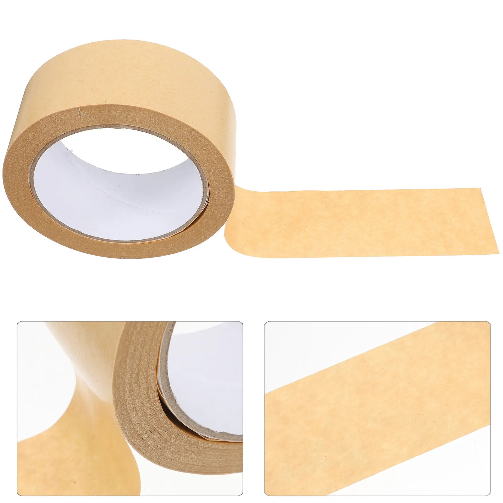 45mmx25m Water-Free Kraft Sealing Tape Self-Adhesive Tearable High Tack Packaging Tape for Photo Frames Printing Boxes Art
45mmx25m Water-Free Kraft Sealing Tape Self-Adhesive Tearable High Tack Packaging Tape for Photo Frames Printing Boxes Art