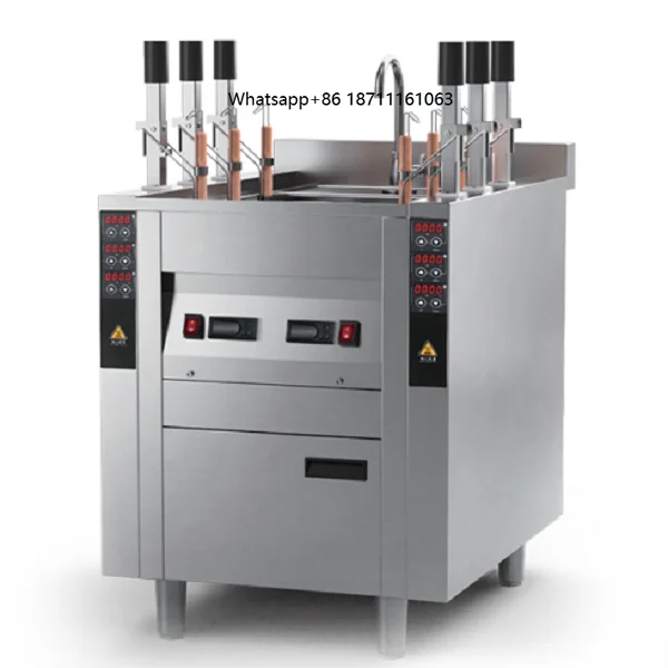 Electric Automatic Pasta Cooker Machine Restaurant Use 6 Baskets Lifting Noodle Cooking Machine Commercial Kitchens Equipment
Electric Automatic Pasta Cooker Machine Restaurant Use 6 Baskets Lifting Noodle Cooking Machine Commercial Kitchens Equipment
