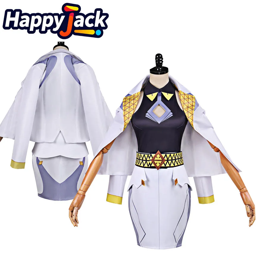 Domina Cosplay Costume Game OW Roleplay Adult Women Top Coat Skirt Belt Outfits Halloween Carnival Party Disguise Clothing Suit
Domina Cosplay Costume Game OW Roleplay Adult Women Top Coat Skirt Belt Outfits Halloween Carnival Party Disguise Clothing Suit