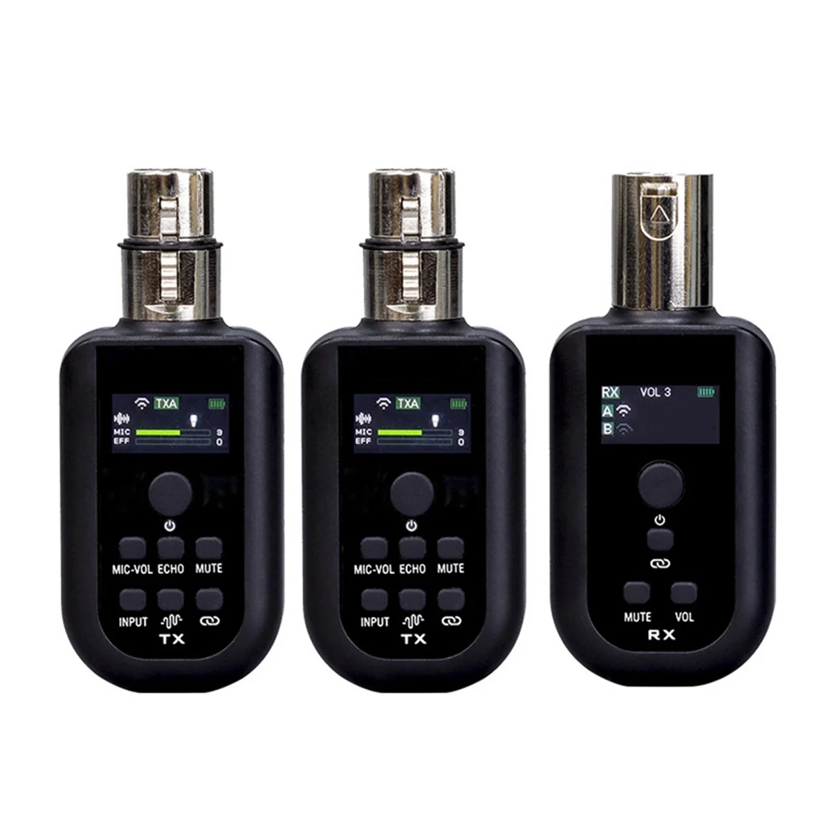 Uhf Wireless Microphone Converter Professional Wireless Adapter Wired Microphone to Wireless Audio Transmitter Receiver
Uhf Wireless Microphone Converter Professional Wireless Adapter Wired Microphone to Wireless Audio Transmitter Receiver