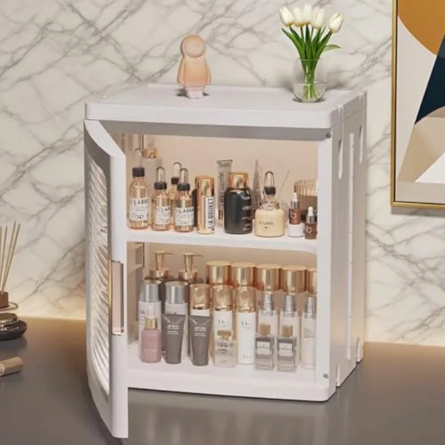 Countertop Storage Cabinet with Door and Shelf Mini Foldable Small Cabinet Organizers and Storage for Bathroom Pantry Bedroom,
Countertop Storage Cabinet with Door and Shelf Mini Foldable Small Cabinet Organizers and Storage for Bathroom Pantry Bedroom,