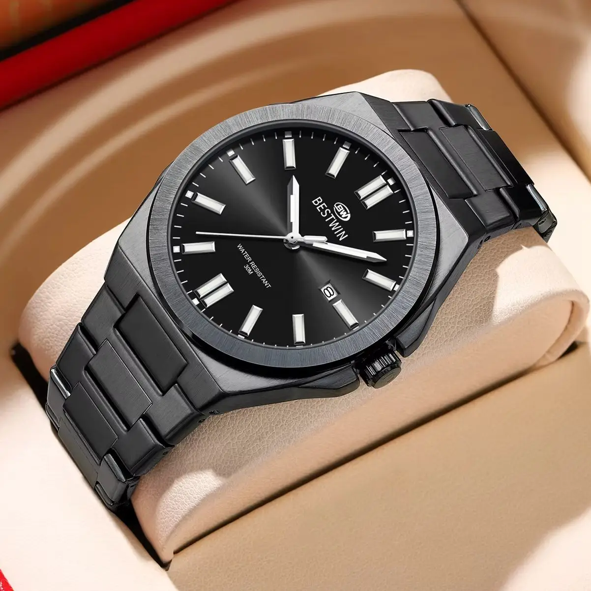 New Classic Luxury Elegant Men's Watch Steel Belt Waterproof Luminous Date Quartz Wristwatch Business Casual Male Watches
New Classic Luxury Elegant Men's Watch Steel Belt Waterproof Luminous Date Quartz Wristwatch Business Casual Male Watches