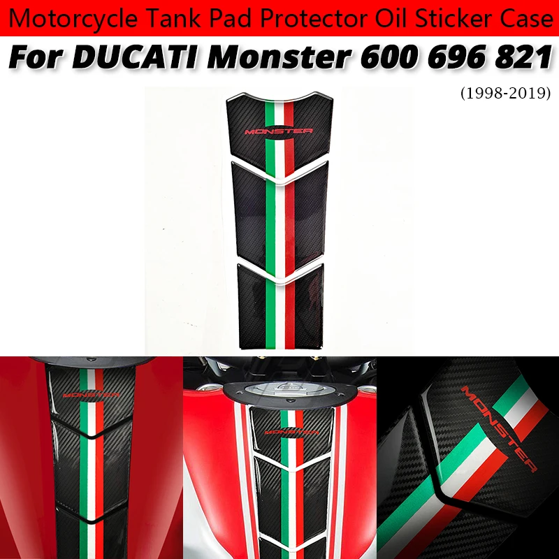 For DUCATI Monster600 Monster696 Monster821 1998-2019 Motorcycle Tank Pad Protector Oil Sticker Case Slip on DUCATI Monster-821
For DUCATI Monster600 Monster696 Monster821 1998-2019 Motorcycle Tank Pad Protector Oil Sticker Case Slip on DUCATI Monster-821