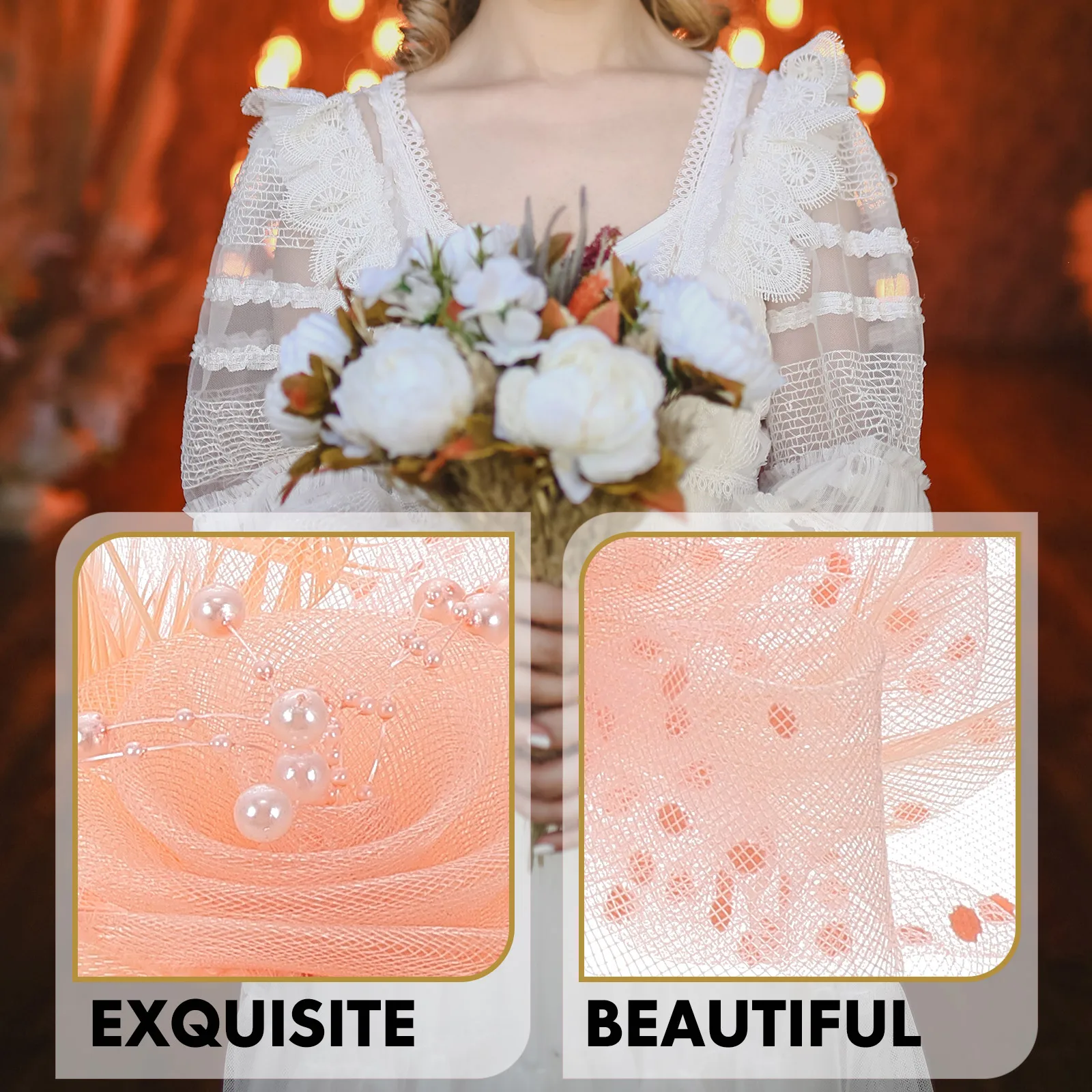 Headband Mesh Hair Flower Vintage Bridal Hairpiece Woman Girl Plume Bead Yarn Styling Accessories Retro Elegant 
Headband Mesh Hair Flower Vintage Bridal Hairpiece Woman Girl Plume Bead Yarn Styling Accessories Retro Elegant