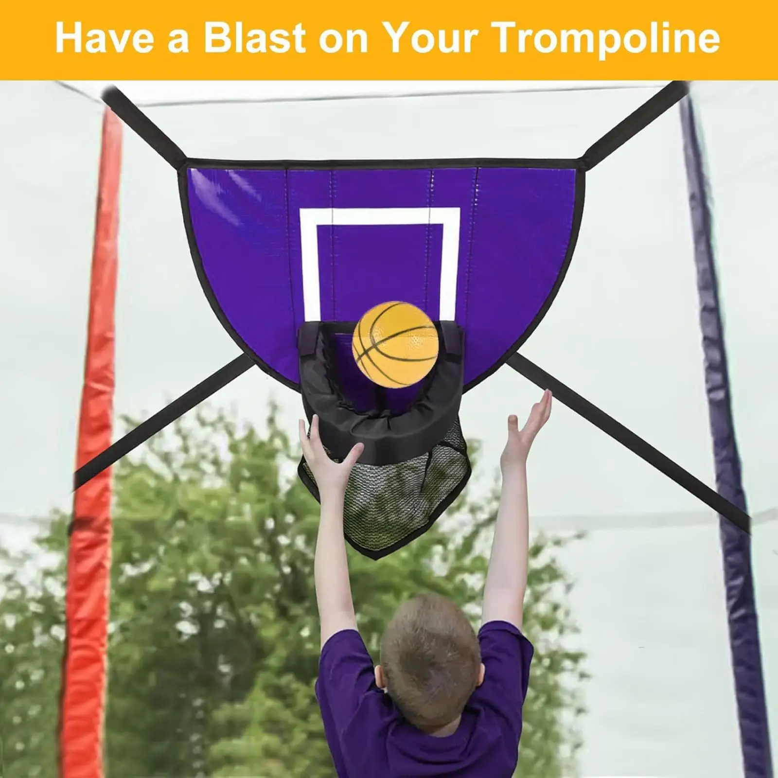 Children’s Mini Trampoline Basketball Hoop Universal Basket Ball Board Set for Backyard Play
Children’s Mini Trampoline Basketball Hoop Universal Basket Ball Board Set for Backyard Play