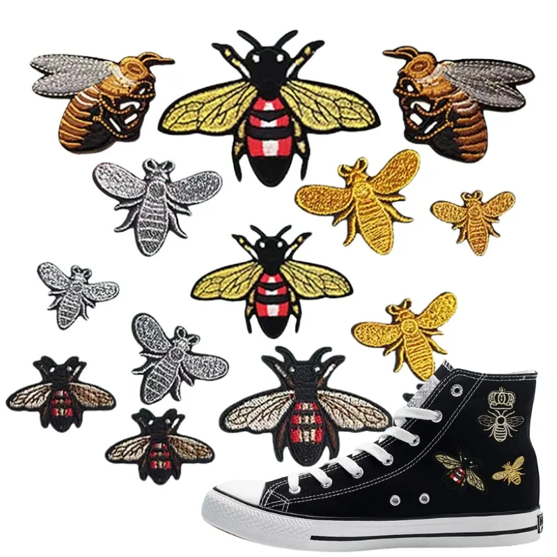 Bee Embroidery Patch Shaped Stick-On Patches DIY Cute Insects Applique Decoration Embroidered Stickers for Bags Scp
Bee Embroidery Patch Shaped Stick-On Patches DIY Cute Insects Applique Decoration Embroidered Stickers for Bags Scp