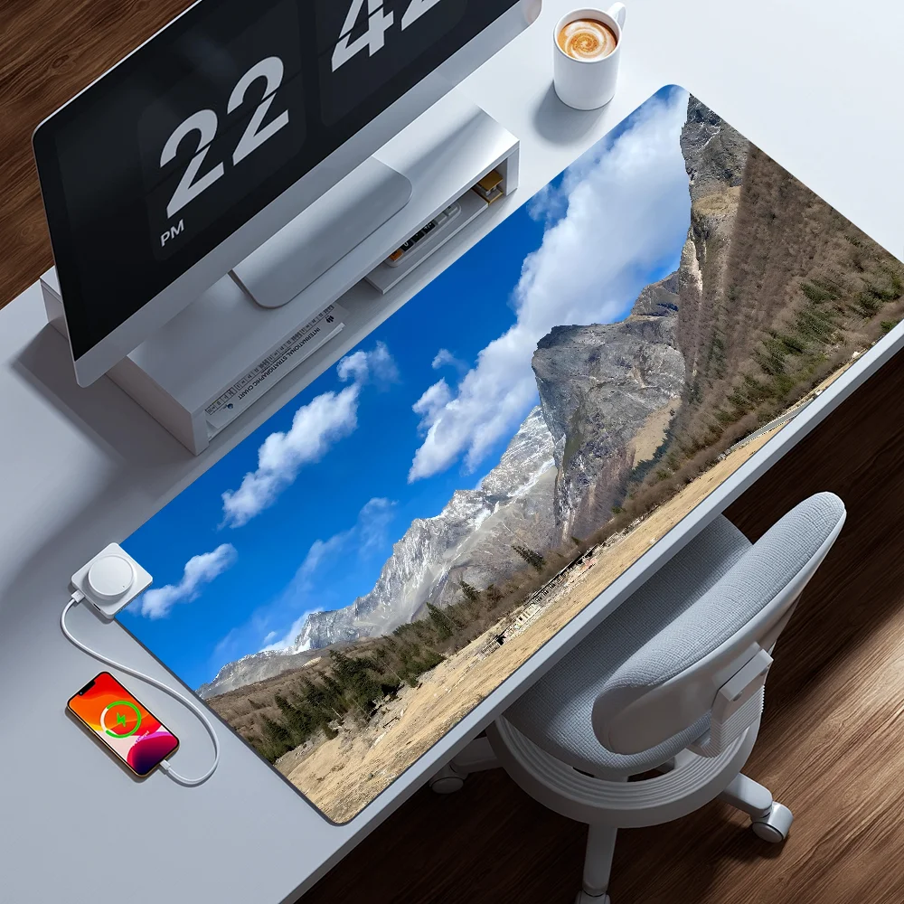 Mountain Mousepad Large Computer Gaming Accessories Desk Mats Anti-slip Laptop Soft Mouse Pad
Mountain Mousepad Large Computer Gaming Accessories Desk Mats Anti-slip Laptop Soft Mouse Pad