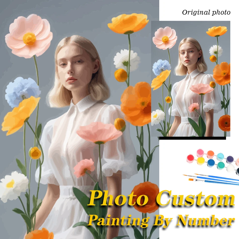 Personality Photo Customized Painting By Numbers DIY Picture Canvas Drawing Coloring by Numbers For Aduilt Kits Home Decor
Personality Photo Customized Painting By Numbers DIY Picture Canvas Drawing Coloring by Numbers For Aduilt Kits Home Decor