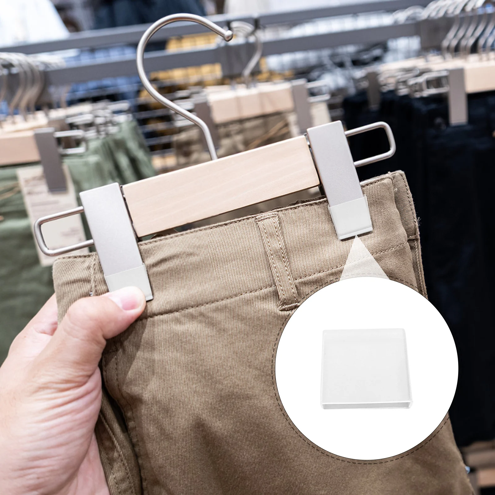 50Pcs Silicone Clothes Hanger Grips Clear Non Slip Protection Strips Pants Anti Drop Covers for Home Store Hangers Non Slip
50Pcs Silicone Clothes Hanger Grips Clear Non Slip Protection Strips Pants Anti Drop Covers for Home Store Hangers Non Slip