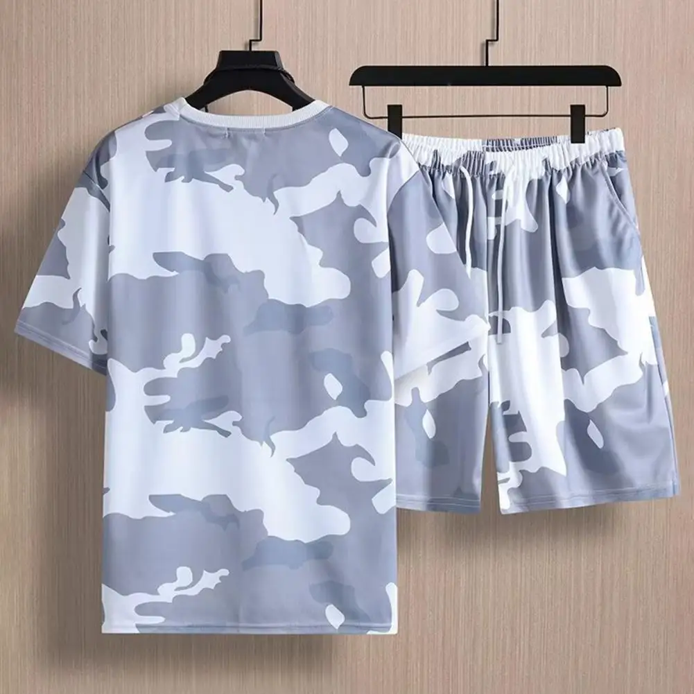 2023 Men Casual Sets Solid Color Loose Streetwear O-neck Short Sleeve T Shirt & Drawstring Shorts 2PCS Men's Suits S-5XL
2023 Men Casual Sets Solid Color Loose Streetwear O-neck Short Sleeve T Shirt & Drawstring Shorts 2PCS Men's Suits S-5XL