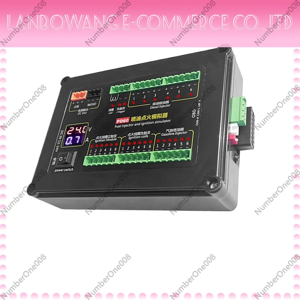 PD60 Fuel Injection Ignition Simulator Vehicle Computer Inspection Tester for Ignition Coil of Diesel Fuel Injector
PD60 Fuel Injection Ignition Simulator Vehicle Computer Inspection Tester for Ignition Coil of Diesel Fuel Injector