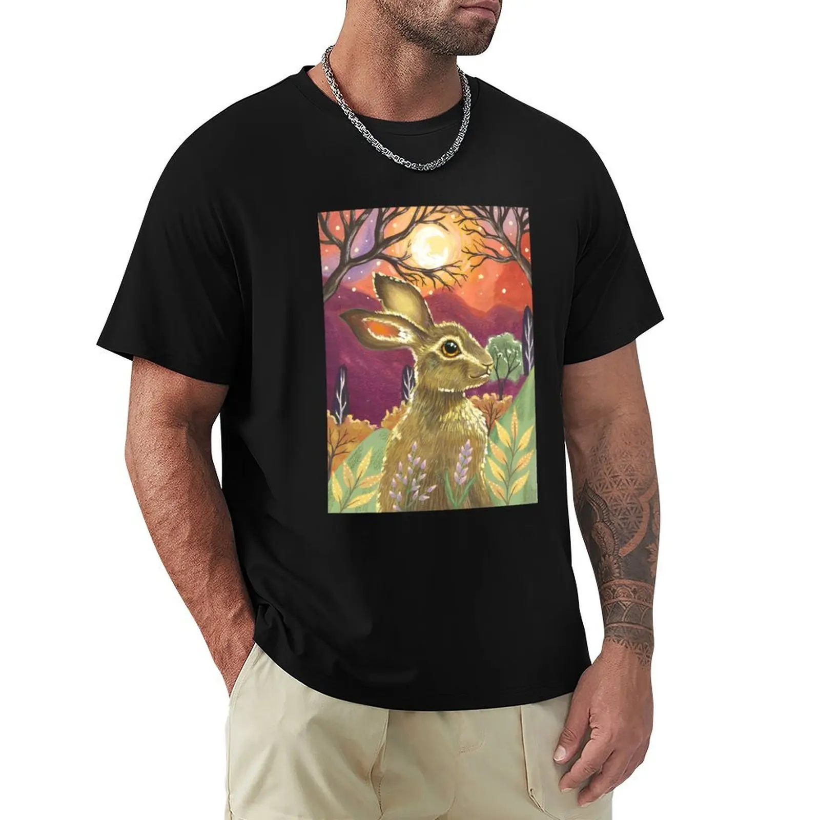 Hare at Twilight T-Shirt Cool Feeling Summer Tee Shirt
Hare at Twilight T-Shirt Cool Feeling Summer Tee Shirt