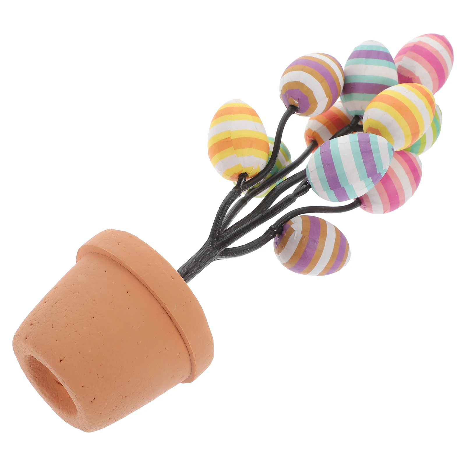 Easter Egg Bonsai Statue Striped Decorations Tabletop Centerpiece Foam Desktop nament Easter Supplies Party Favor
Easter Egg Bonsai Statue Striped Decorations Tabletop Centerpiece Foam Desktop nament Easter Supplies Party Favor