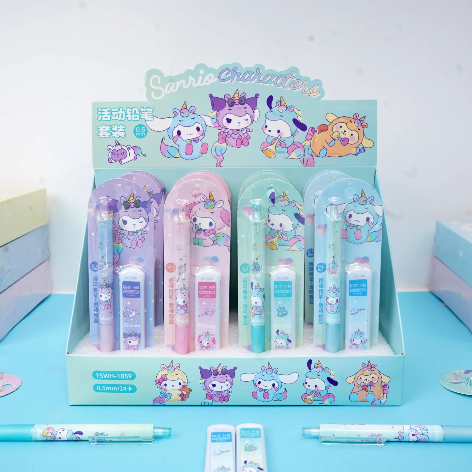 Kuromi Hello Kitty machanical pencils 0.5mm kawali stationary school supplies cute korean stationery lapices novedosos
Kuromi Hello Kitty machanical pencils 0.5mm kawali stationary school supplies cute korean stationery lapices novedosos