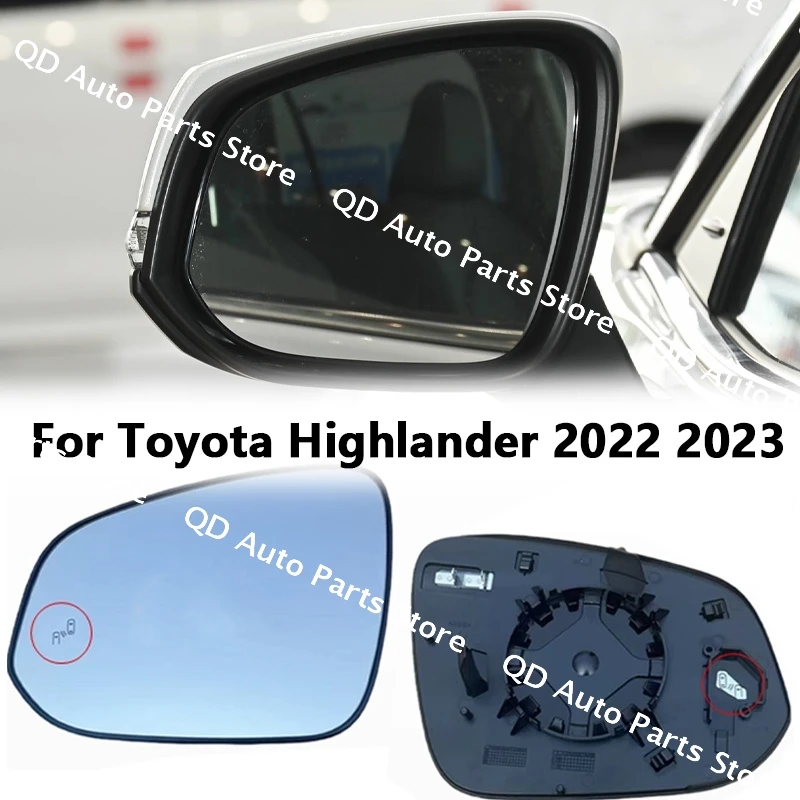 For Toyota Highlander 2022 2023 Rearview Mirrors Glass Outside Door Side Mirror Lens Heating with Blind Spot Light Pattern
For Toyota Highlander 2022 2023 Rearview Mirrors Glass Outside Door Side Mirror Lens Heating with Blind Spot Light Pattern