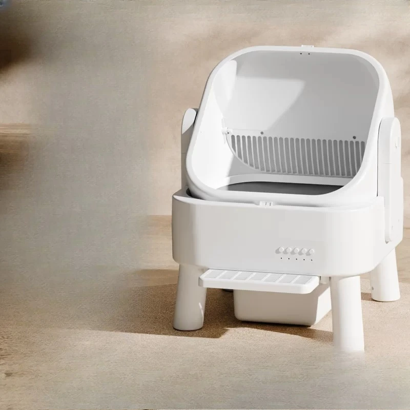 Open smart cat litter box, automatic cat toilet, oversized deodorant and anti-splash mobile phone remote automatic cleaning
Open smart cat litter box, automatic cat toilet, oversized deodorant and anti-splash mobile phone remote automatic cleaning